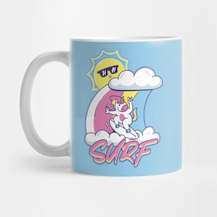 Unicorn Surfer Mug